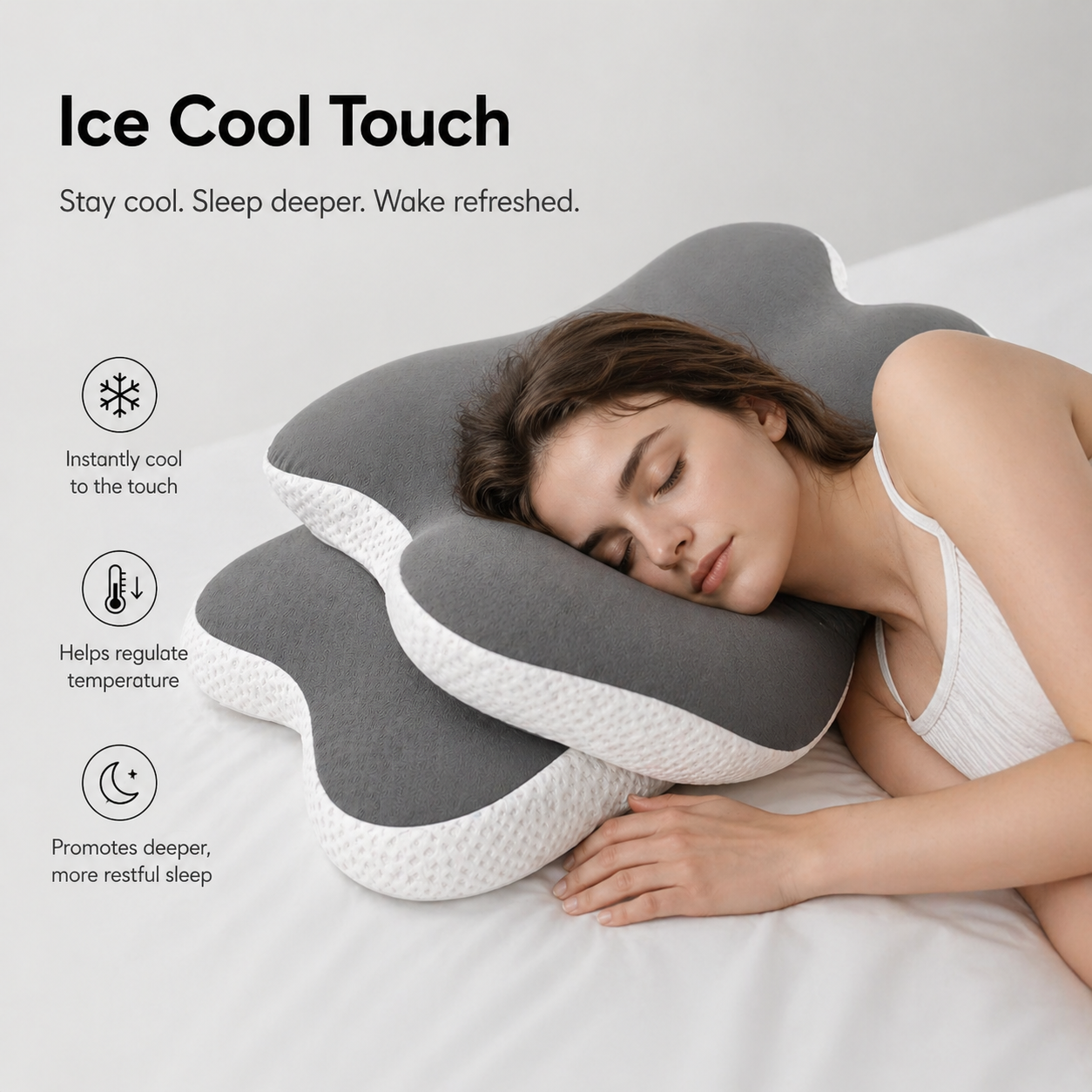 Pressure-Free Cooling Pillow