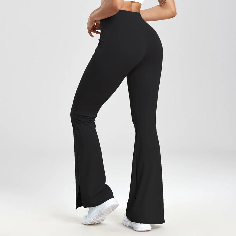 High-Waist Flared Leggings