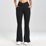 High-Waist Flared Leggings