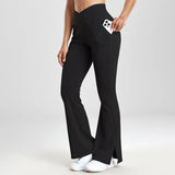 High-Waist Flared Leggings